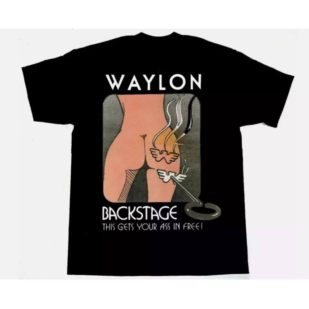 Retro Waylon Jennings Backstage Pass Classic Unisex Retro Tshirt